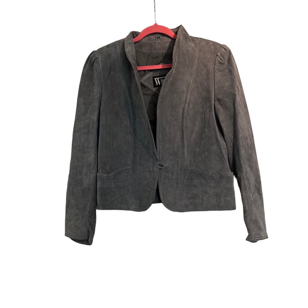 Winlit Gray Genuine Leather Jacket Size 11-12